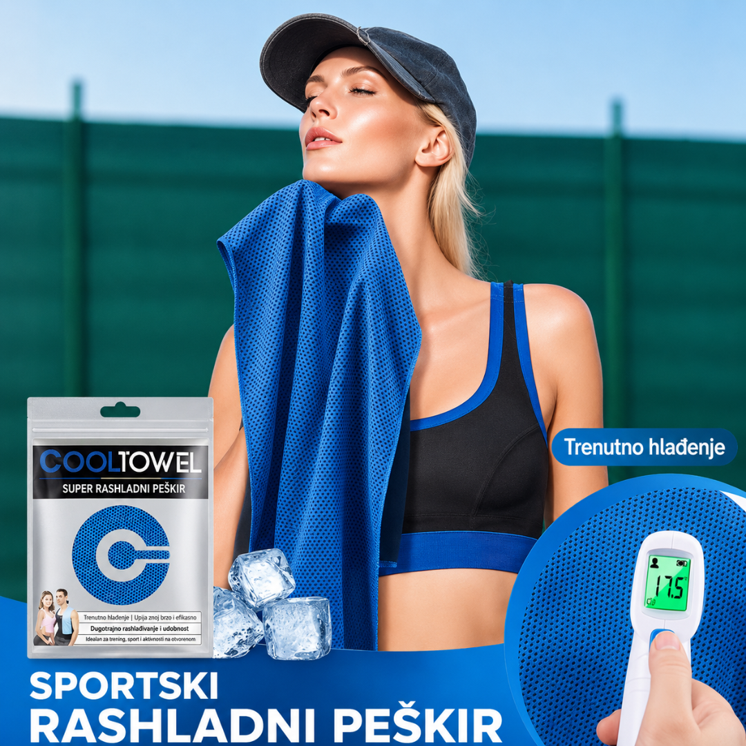 Rashladni Peškir za Trening i Leto 1+1 GRATIS