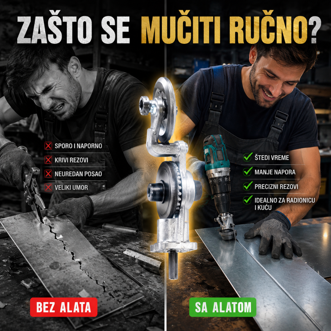Alat za precizno Sečenje Metala za svaku bušilicu