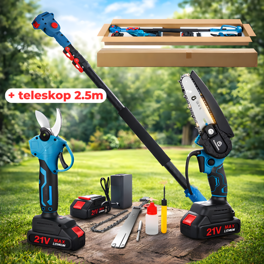 Aku set Testera i Makaze dve baterije + Teleskop