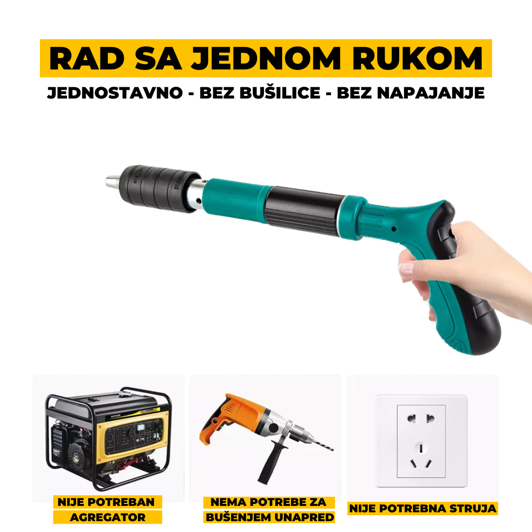 Automatski Pištolj za eksere + 50 eksera gratis (PRO Model)